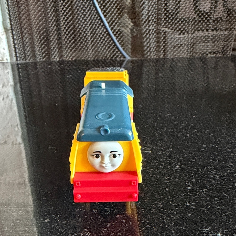 Rebecca from a Thomas the train - vintage. Operates with a battery